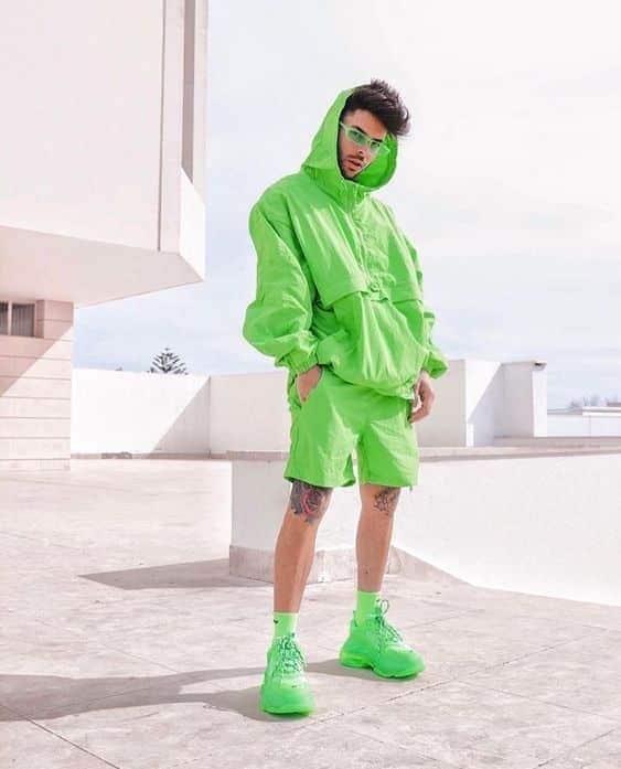 6 – Neon Green Shoes