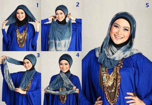 24 – Hijab Style For Round Face