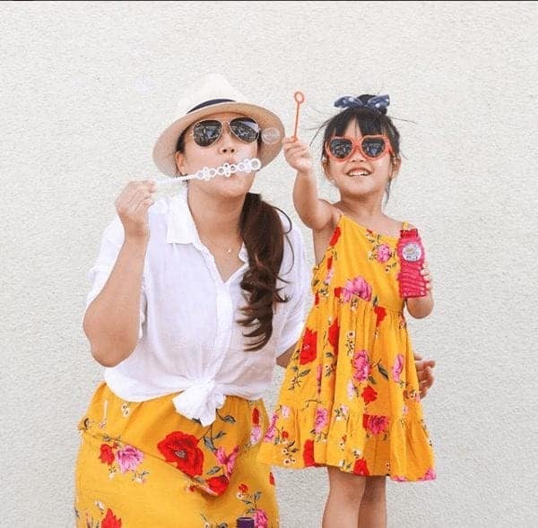 ↓ 25. Mother Daughter Matching Dresses for October