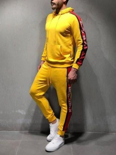 ↓ 41 – Yellow Pants In Athleisure Style