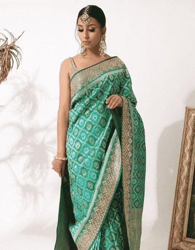 20 – Embellished Banarsi Silk Saree