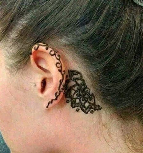 8 – Ear Henna