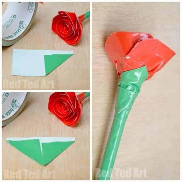 #21 – DIY Flower Pen Using Duct Tapes