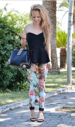 8 – Floral Leggings