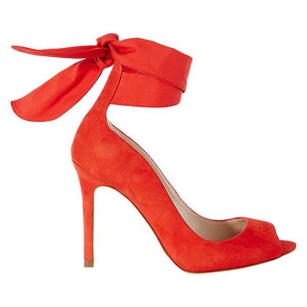 ↓ 9 – Red Wrap Heels