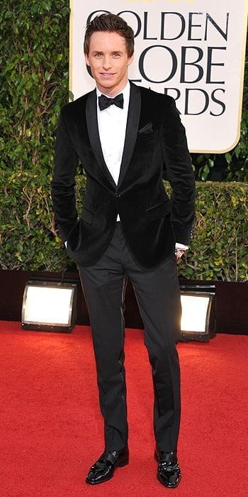 #12 – Eddie Redmayne Velvet Blazer Style