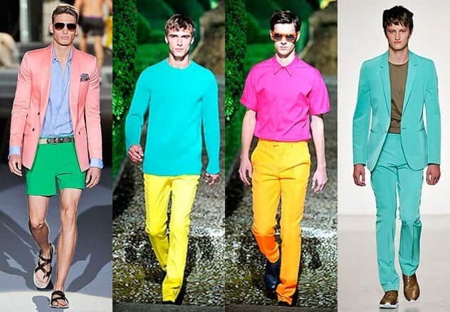 #6- Neon Colored Suits