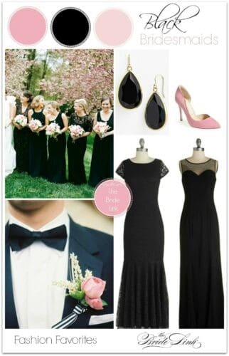 #7 Black for Bridesmaids