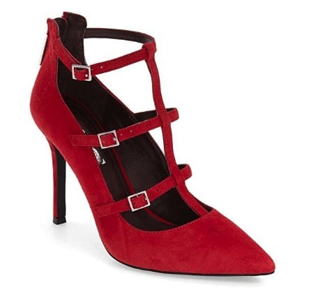 ↓ 7. Cheapest Red Heels On A Budget