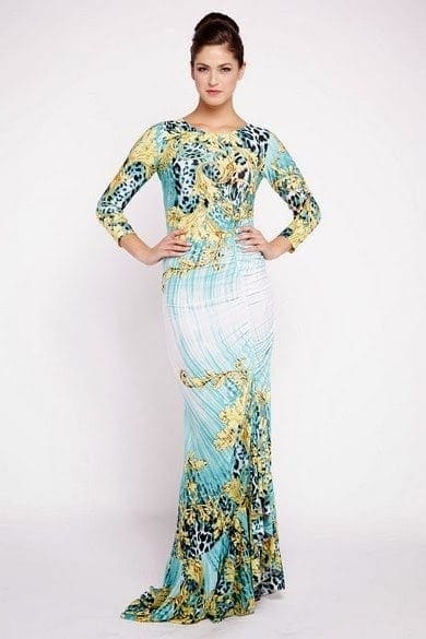 #13. Patterned Silk Gown