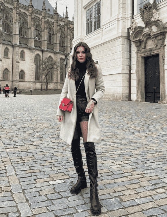 37 – Heeled Knee High Boots