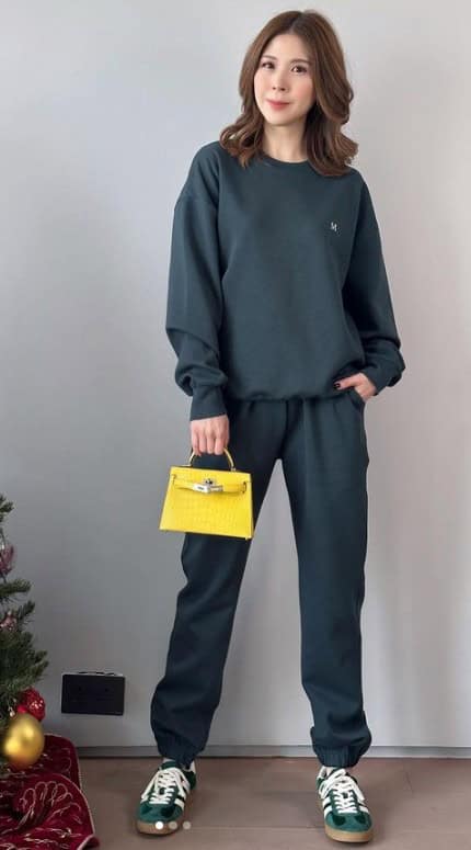 6 – Dark Sea Green Sweat Suit