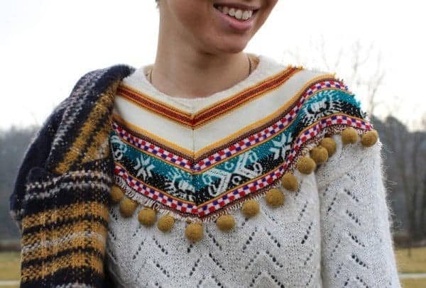 #11 – DIY Ethnic sweater Makeover