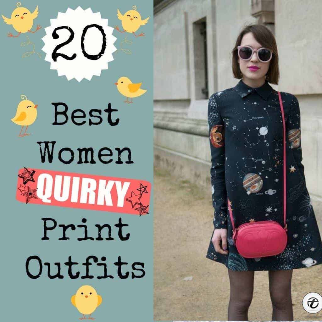 ↓ 20 – Model-Like Quirky Attire