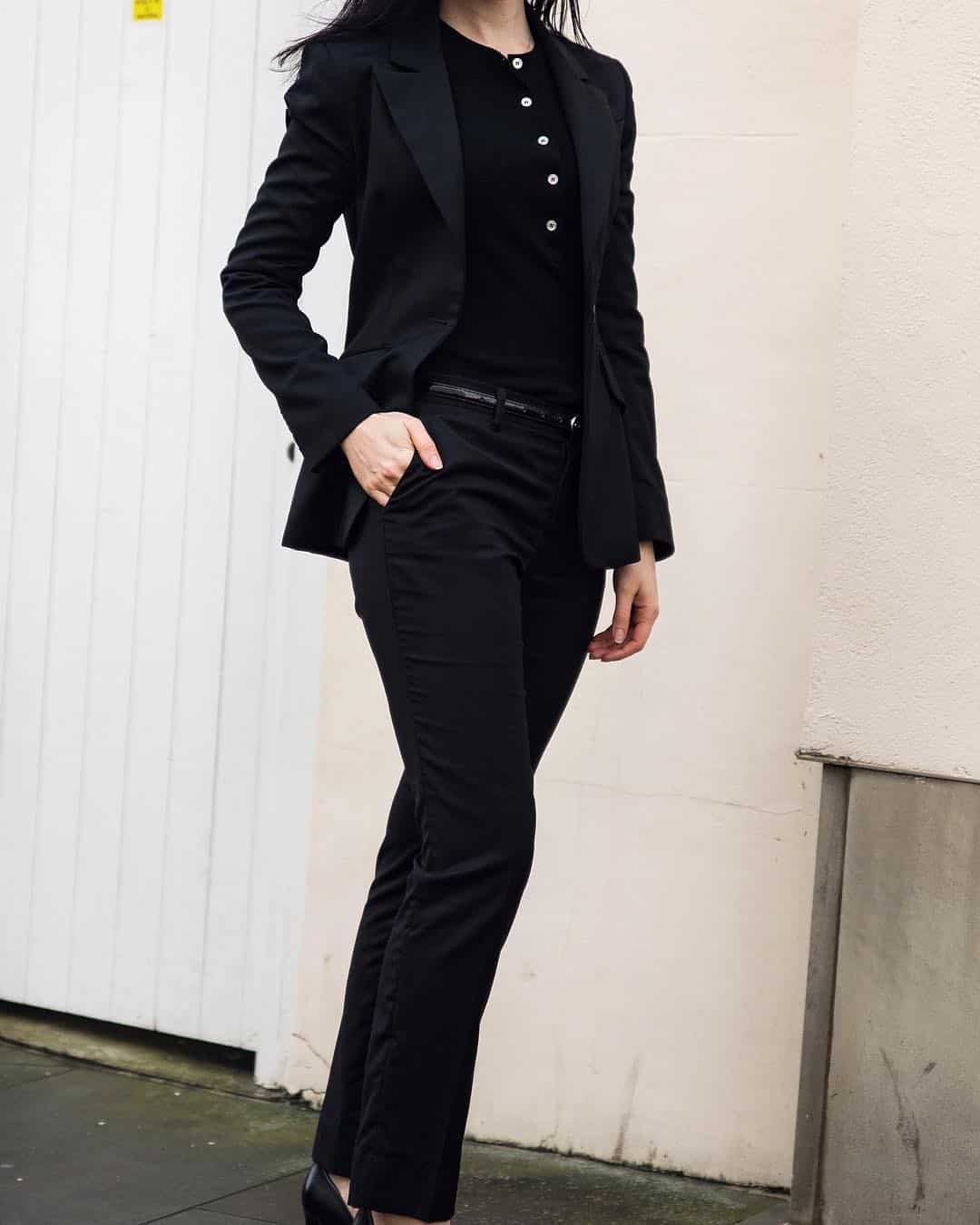 ↓ 25 – Black Pantsuit