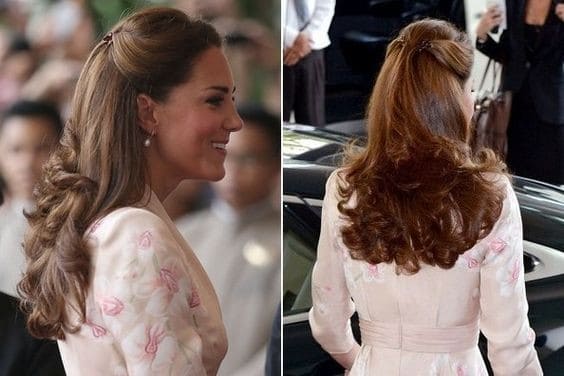 12 – Kate Middleton’s Mini Clips Hairdo