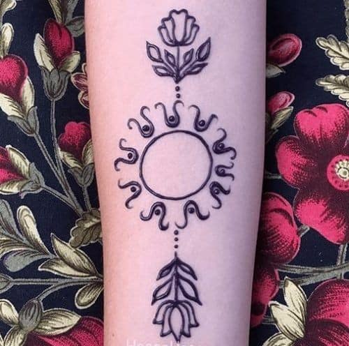 18 – Sunflower Tattoo