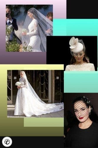 ↓4- Celebrity Inspired Veils