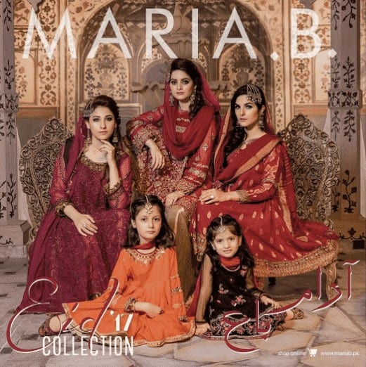 ↓ 1 – Designer Outfits For Mother And Daughter On Eid