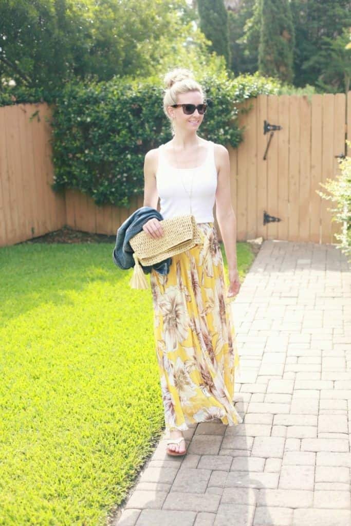 17 – How To Style A Tank Top With A Maxi Skirt?