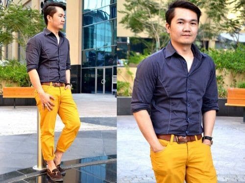 ↓ 29 – Business Casual With Mustard Pants