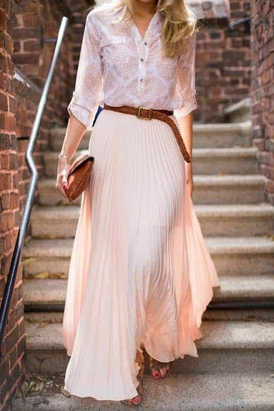 #8- Pleated Maxi