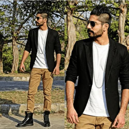 5 – Perfect Streetstyle With Khakis And Black Boots