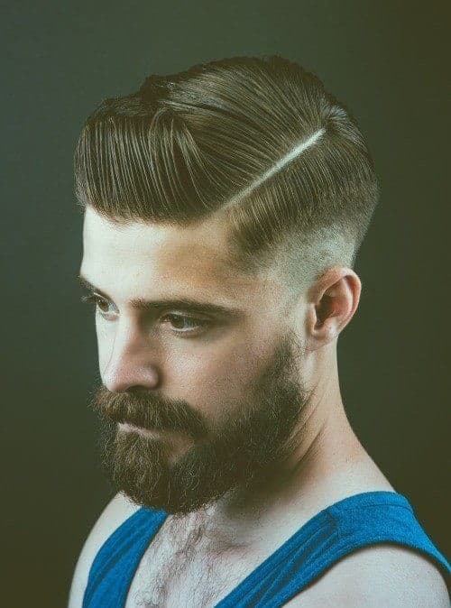 #4- Semi-Side Shaved Cut for Men