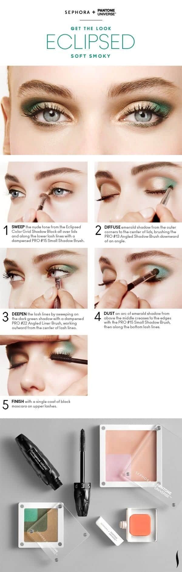 #6 – Soft Smokey Eye Makeup for work