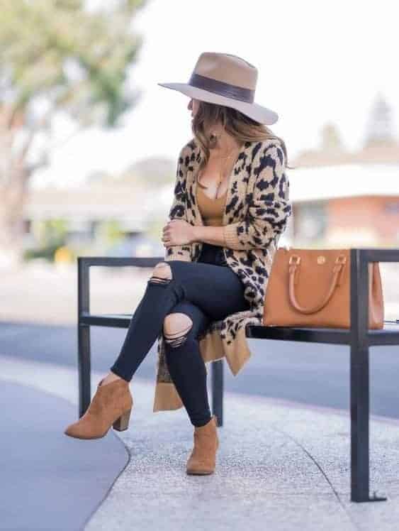 Animal Print Sweater