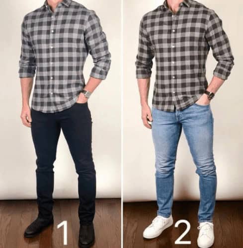 ↓ 27. Flannels with Jeans