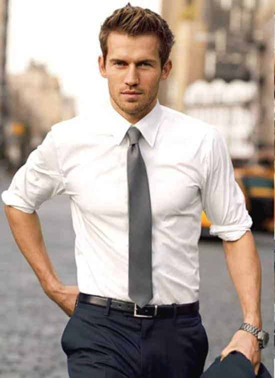 ↓ 1 – The Classic White Shirt Outfits for Work