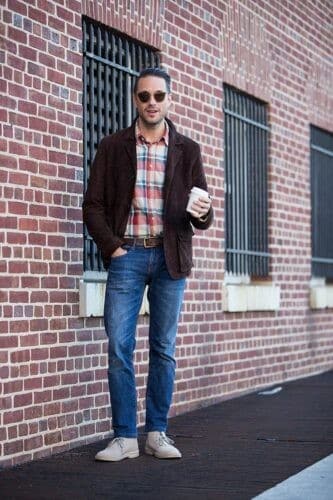 5 – Layer it with a Suede Jacket for Coffee Date