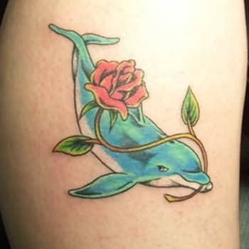 7 – Dolphin And Rose