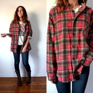 ↓ 5 – Flannel Button Down Shirt