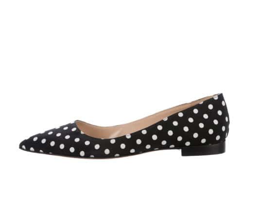 ↓ 8 – Dress Up A Plain Black Dress With Polka Dot Shoes