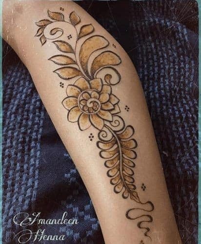 ↓ 1 – Full Leg Henna