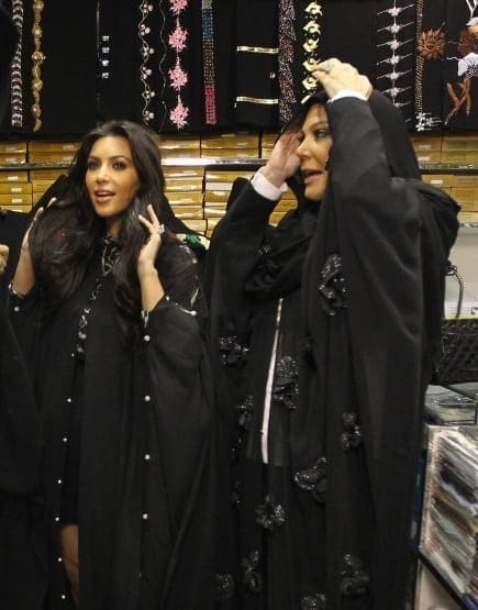 7 – Kim Kardashian In Hijab