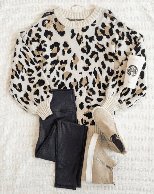 ↓ 32 – Animal Print Sweater