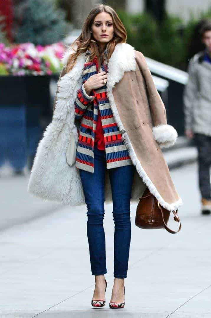 9 – Oversized Shearling Coat