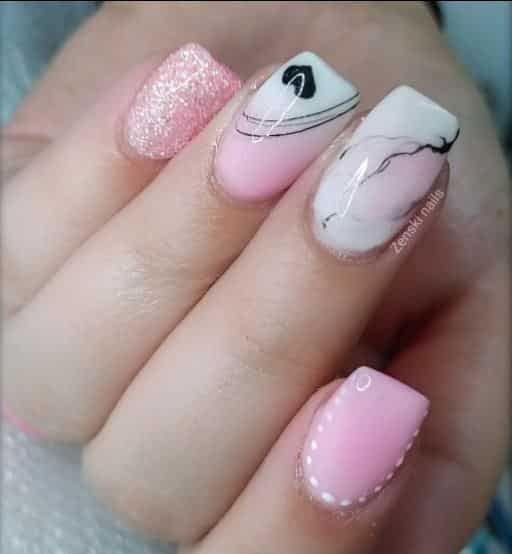 9 – How To Paint Your Nails With Pink And White Color?