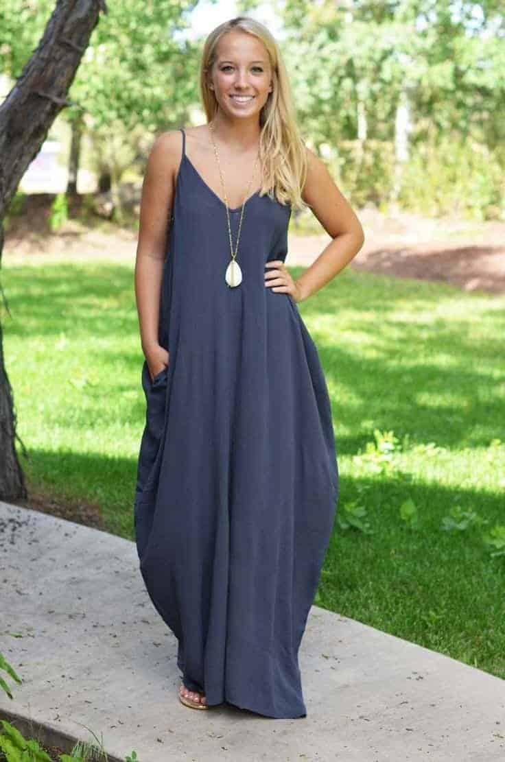 Casual Maxi Dress for Staying-In on NYE