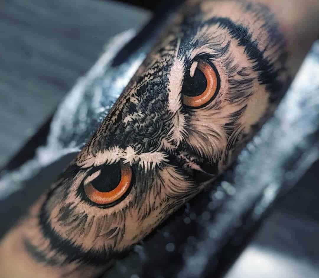 ↓ 7 – Owl Eyes Tattoo