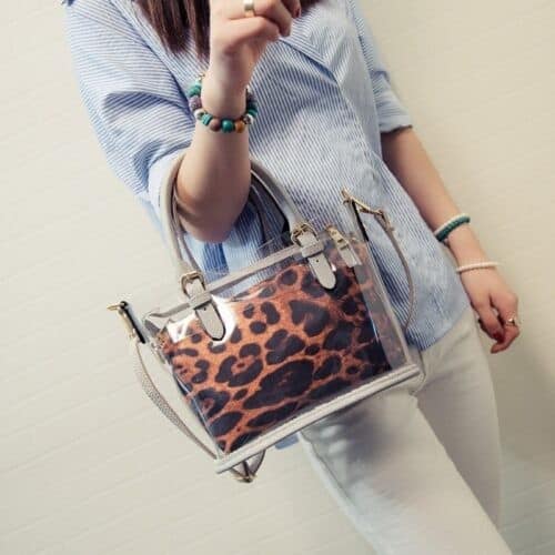 #8- Stylish Animal Print Purse