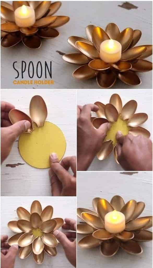 #14 – DIY Candle Holder Out of Spoon Can