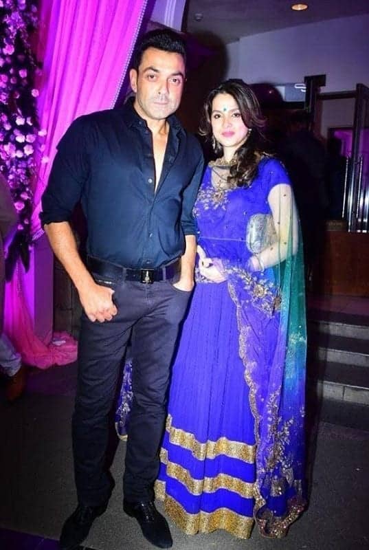 ↓ 8. Bobby Deol and Tanya Deol