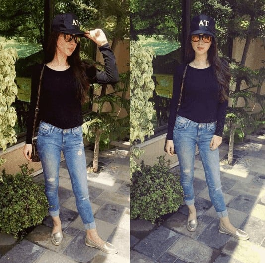 ↓ 3 – Denim Outfit For Short Heighted Pakistanis