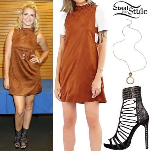 #4- Suede Dress