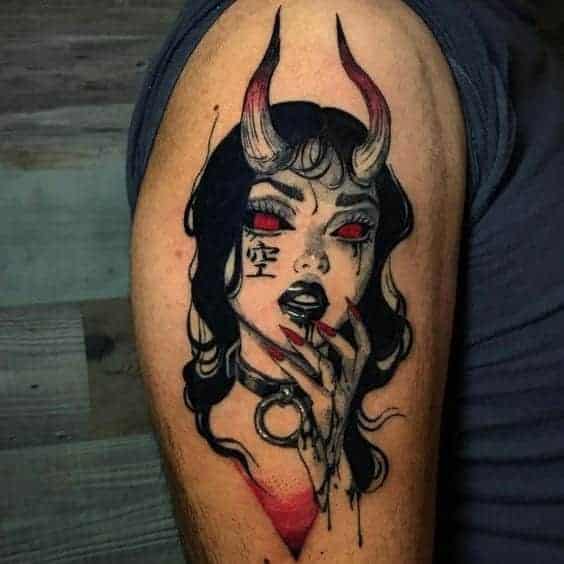 #5 – Devil Tattoo Idea