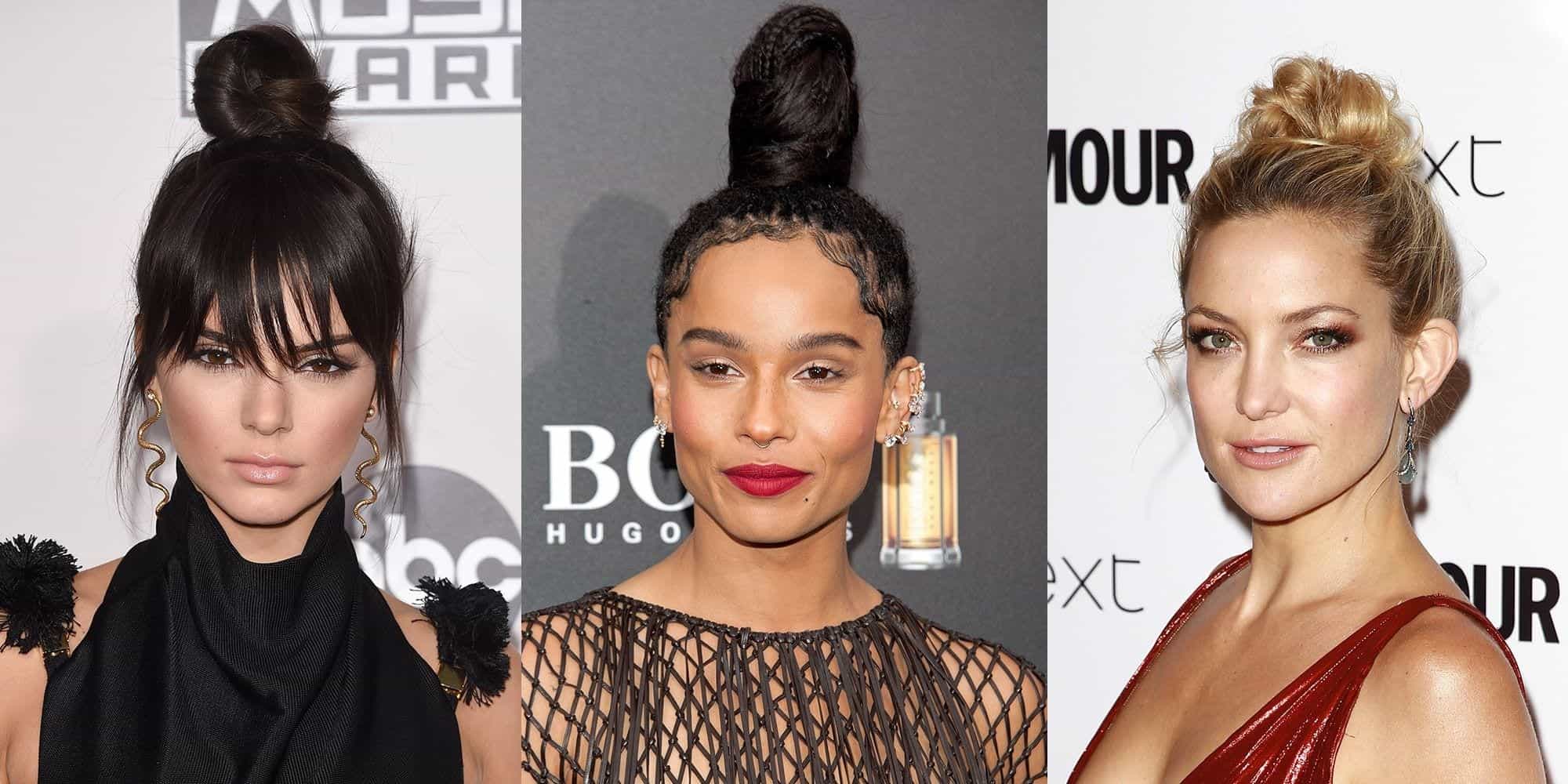 ↓ 10 – The Trending Top Knot Hairstyle